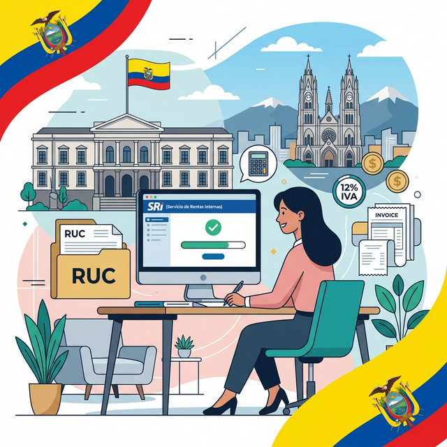 Pago de impuestos SRI en Ecuador — declaraciones en línea, IVA, Renta y RISE